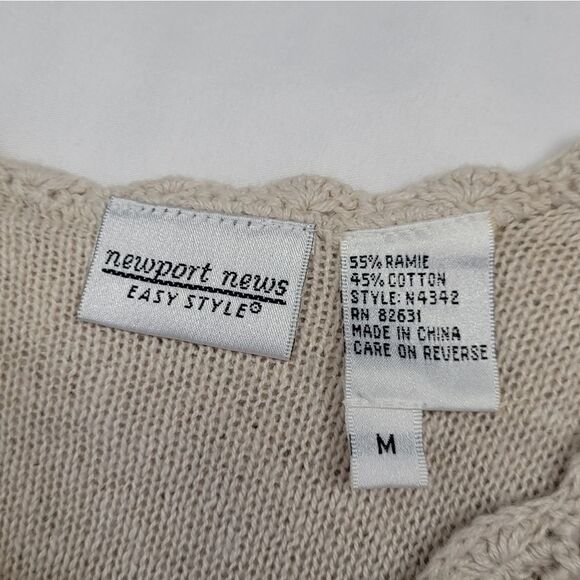 VINTAGE 90s cream crochet festival boho hippie midi dress S - Picture 6 of 9